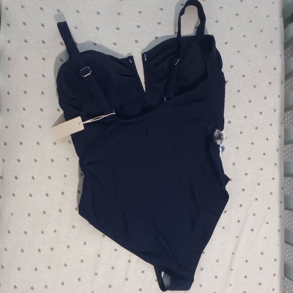 NWT Seamoly One Piece Swimsuit with Floral Cutout L Large - Picture 14 of 14